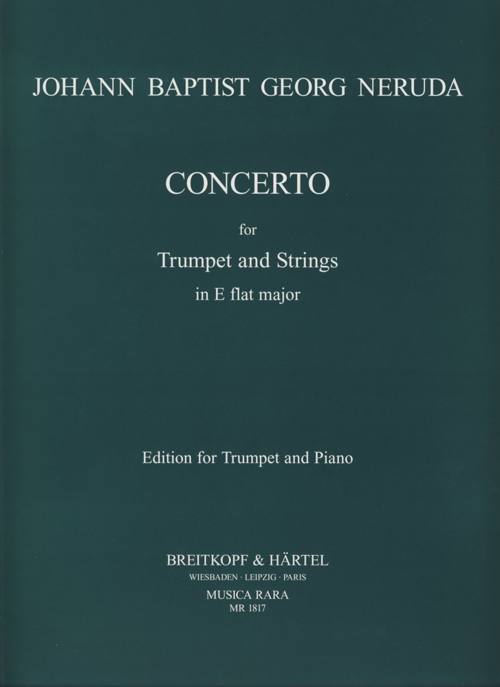Neruda Concerto Eb Bb Trumpet Sheet Music Songbook