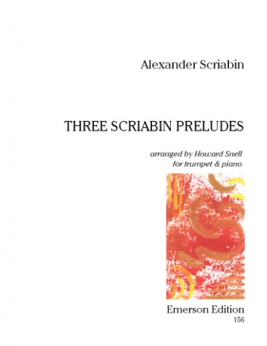 Scriabin Three Preludes Trumpet & Piano Arr Snell Sheet Music Songbook