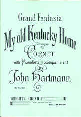 My Old Kentucky Home Bb Cornet Sheet Music Songbook