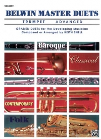 Belwin Master Duets Trumpet Advanced Vol 1 Snell Sheet Music Songbook