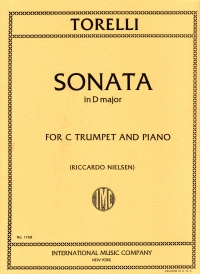 Torelli Sonata D (formerly Concerto) C Trumpet Sheet Music Songbook