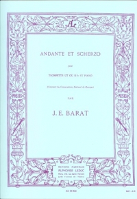 Barat Andante & Scherzo Trumpet Sheet Music Songbook