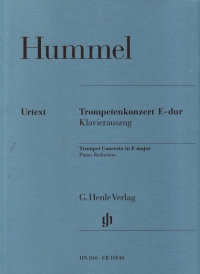 Hummel Concerto Eb Trumpet In Eb/bb & Piano Sheet Music Songbook