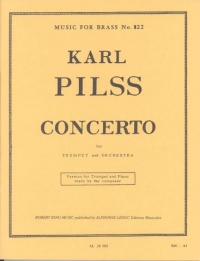 Pilss Concerto Trumpet & Piano Sheet Music Songbook