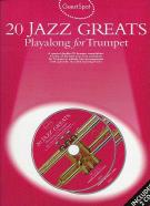 Guest Spot 20 Jazz Greats Trumpet Book & Online Sheet Music Songbook