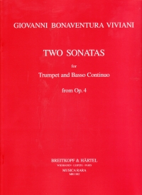 Viviani Sonatas Op4 (2) Trumpet Sheet Music Songbook