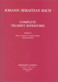 Bach Complete Trumpet Repertoire Vol 3 Sheet Music Songbook
