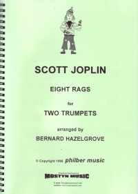 8 Rags For Two Trumpets Scott Joplin Sheet Music Songbook