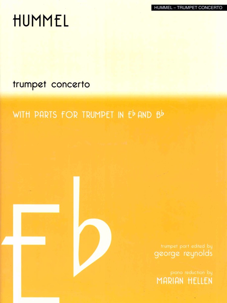 Hummel Concerto Eb (trumpet In Bb/eb) & Piano Sheet Music Songbook