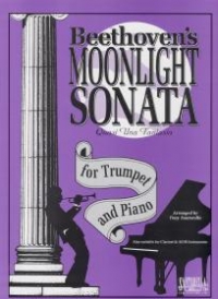Beethoven Moonlight Sonata Trumpet & Piano Sheet Music Songbook