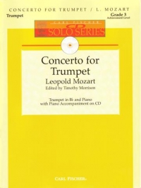 Mozart Concerto Trumpet & Piano Sheet Music Songbook