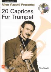 Vizzutti 20 Caprices Trumpet Book & Cd Sheet Music Songbook