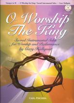 O Worship The King Trumpet Book & Cd Sheet Music Songbook
