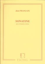 Francaix Sonatine Trumpet & Piano Sheet Music Songbook