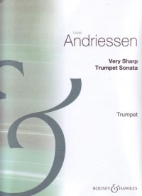 Andriessen Very Sharp Trumpet Sonata Sheet Music Songbook