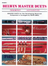 Belwin Master Duets Trumpet Advanced Vol 2 Snell Sheet Music Songbook