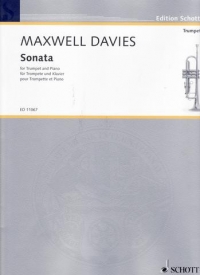 Maxwell Davies Sonata For Trumpet & Piano Sheet Music Songbook