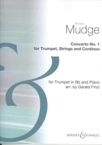 Mudge Concerto No 1 Trumpet & Piano Sheet Music Songbook
