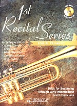 1st Recital Series Trumpet Bb Book & Cd Sheet Music Songbook