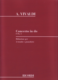 Vivaldi Concerto Op 46 No 1 C 2 Trumpets & Piano Sheet Music Songbook