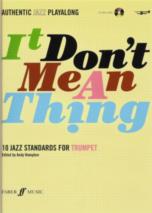 It Dont Mean A Thing Trumpet Book & Cd Sheet Music Songbook