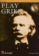 Grieg Play Grieg Trumpet Book & Cd Sheet Music Songbook