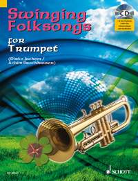 Swinging Folksongs Trumpet Book & Cd Sheet Music Songbook