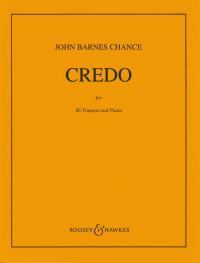 Chance Credo Trumpet & Piano Sheet Music Songbook