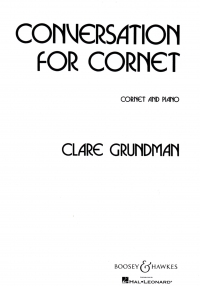 Conversation For Cornet Grundman C Sheet Music Songbook