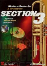 Section 3 Veldkamp 3 Trumpets Opt Drum Book & Cd Sheet Music Songbook