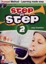 Step By Step 2 Trumpet Method Book & Cds Sheet Music Songbook
