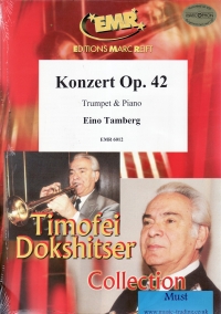 Tamberg Trumpet Concerto Op42 Trumpet & Piano Sheet Music Songbook