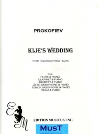 Prokofiev Kijes Wedding Trumpet Bb Insts & Piano Sheet Music Songbook