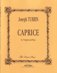 Turrin Caprice Trumpet & Piano Sheet Music Songbook