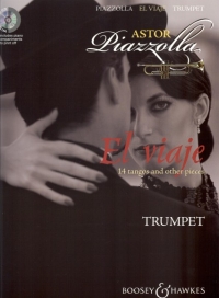 Piazzolla El Viaje Trumpet Book & Cd Sheet Music Songbook