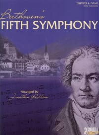 Beethoven Fifth Symphony Trumpet & Piano Sheet Music Songbook