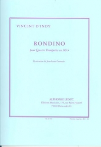 Indy Rondino Arr Couturier 4 Trumpets Score/parts Sheet Music Songbook