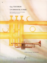 Touvron Un Dimanche A Paris C Or Bb Trumpet & Pf Sheet Music Songbook