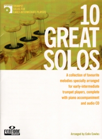 10 Great Solos Trumpet Cowles Book & Cd Sheet Music Songbook