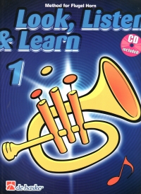 Look Listen & Learn 1 Flugel Horn   Book & Cd Sheet Music Songbook