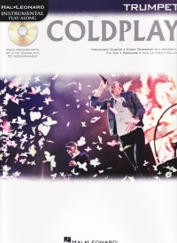 Coldplay Instrumental Play Along Trumpet + Cd Sheet Music Songbook