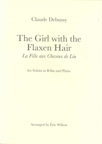 Debussy Girl With The Flaxen Hair Piano Reduction Sheet Music Songbook
