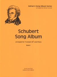 Schubert Song Album Book 1 Trumpet & Piano Connell Sheet Music Songbook
