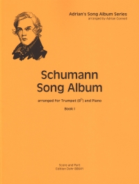 Schumann Song Album Book 1 Trumpet & Piano Connell Sheet Music Songbook