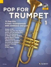 Pop For Trumpet 1 + Audio Sheet Music Songbook