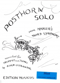 Mahler Posthorn Solo 3rd Symphony Trumpet & Piano Sheet Music Songbook