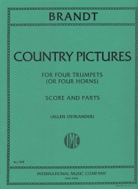 Brandt Country Pictures 3 Pieces For 4 Trumpets Sheet Music Songbook