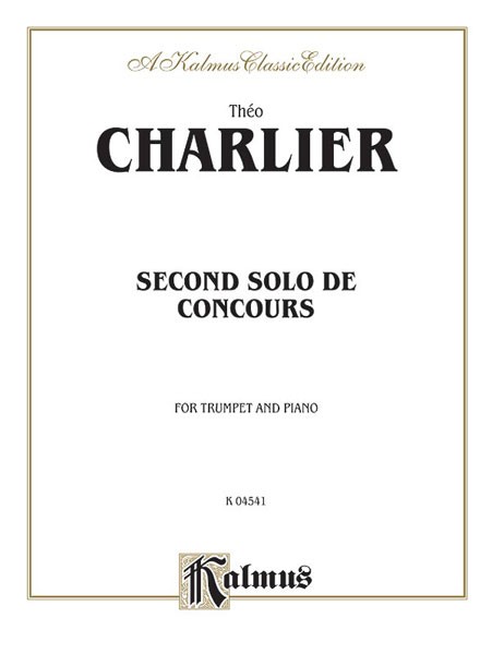 Charlier Second Solo De Concours Trumpet Sheet Music Songbook