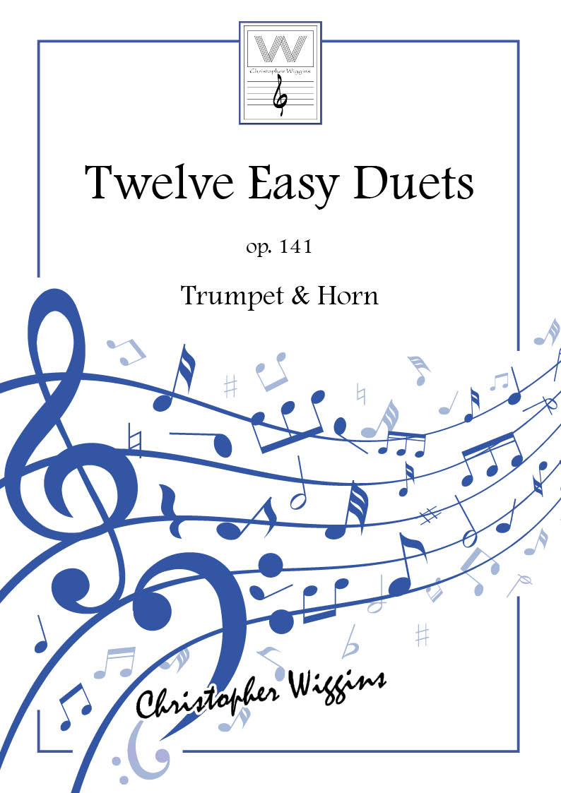 Wiggins Twelve Easy Duets Op141 Trumpet & Horn Sheet Music Songbook
