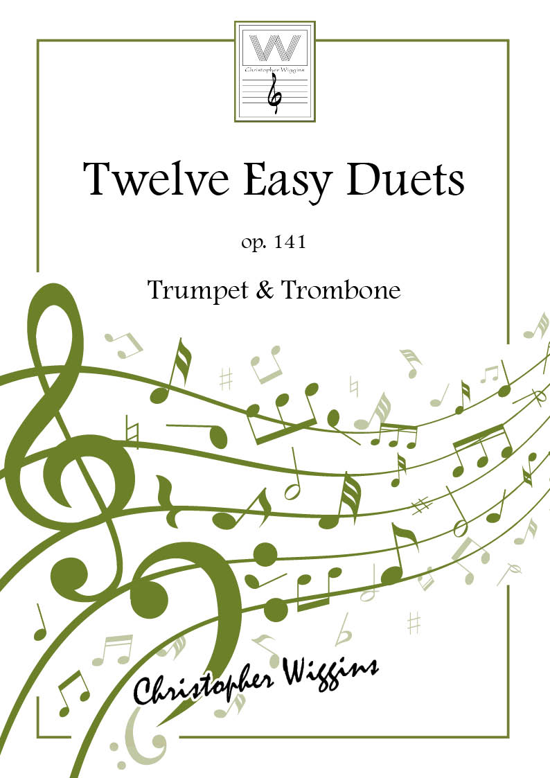 Wiggins Twelve Easy Duets Op141 Trumpet & Trom Bc Sheet Music Songbook